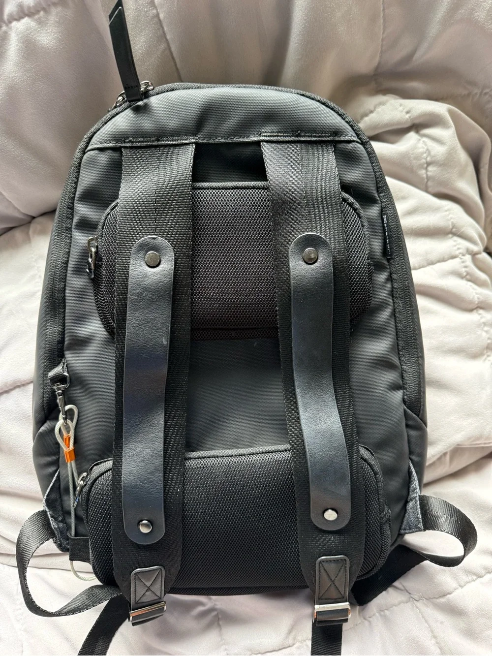 Sherpani Gray and Black Women's Everyday Anti Theft Backpack